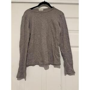 Frankee and Skylarr sweater sz XL light brown ribbed long sleeve sweater #1198